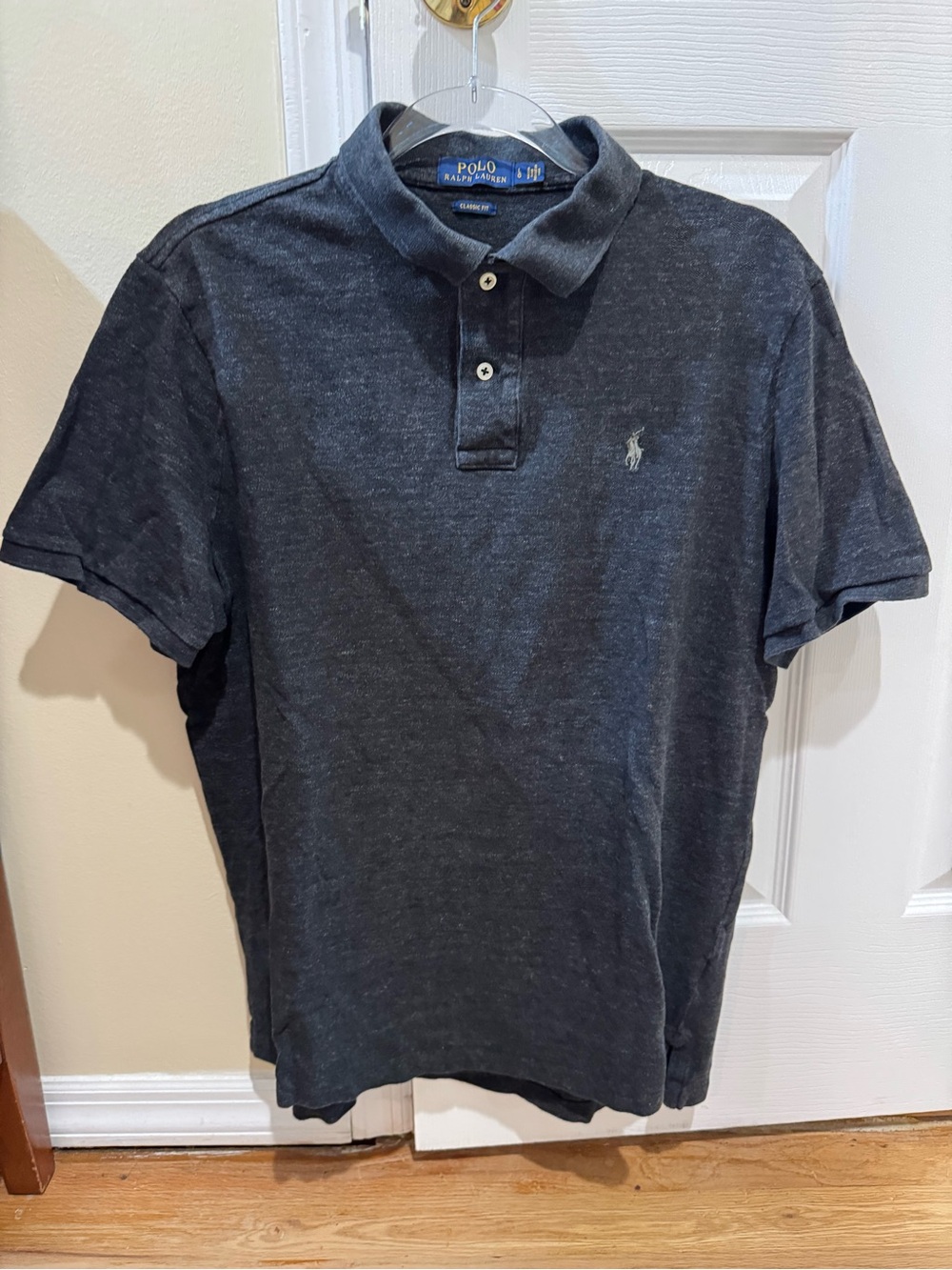 Ralph Lauren Men's Heather Charcoal Polo Shirt